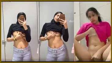 Cewek Jilbab Manis Ini Pap Tocil Dan VCS Sambil Mastrubasi