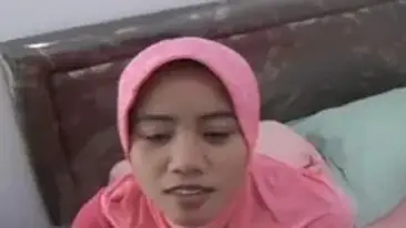 Dokumentasi Ukhti Hijab Pink Cantik Live Kasur