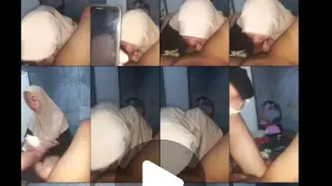 Jibab Tetangga Kampung Disuruh Nyepong Malah Cemberut
