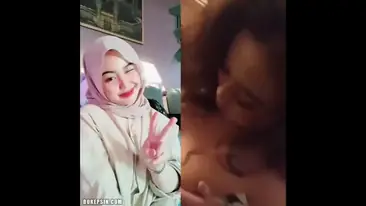 Ukhti Farhani Hijab Cantik Live Kasur Viral