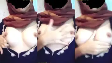 Ukhti Hijab Cantik Live Bersantai Kasur