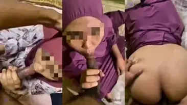 Ukhti Hijab Cantik Pasrah Servis Kasur