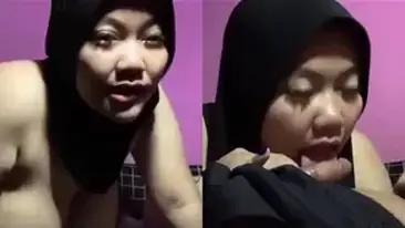 Ukhti Hijab Semok Cantik Pasrah Posisi Doggy